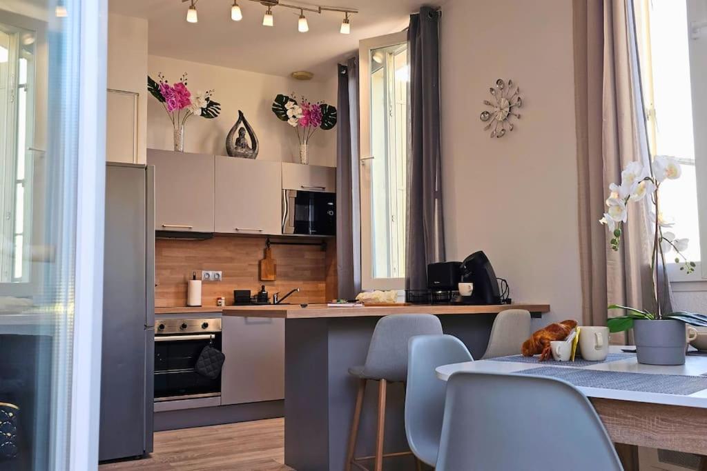 L'Orchidee, Proche De La Gare Avec Clim Et Terrasse Apartamento Narbona Exterior foto