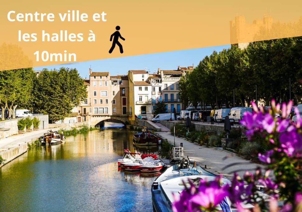 L'Orchidee, Proche De La Gare Avec Clim Et Terrasse Apartamento Narbona Exterior foto